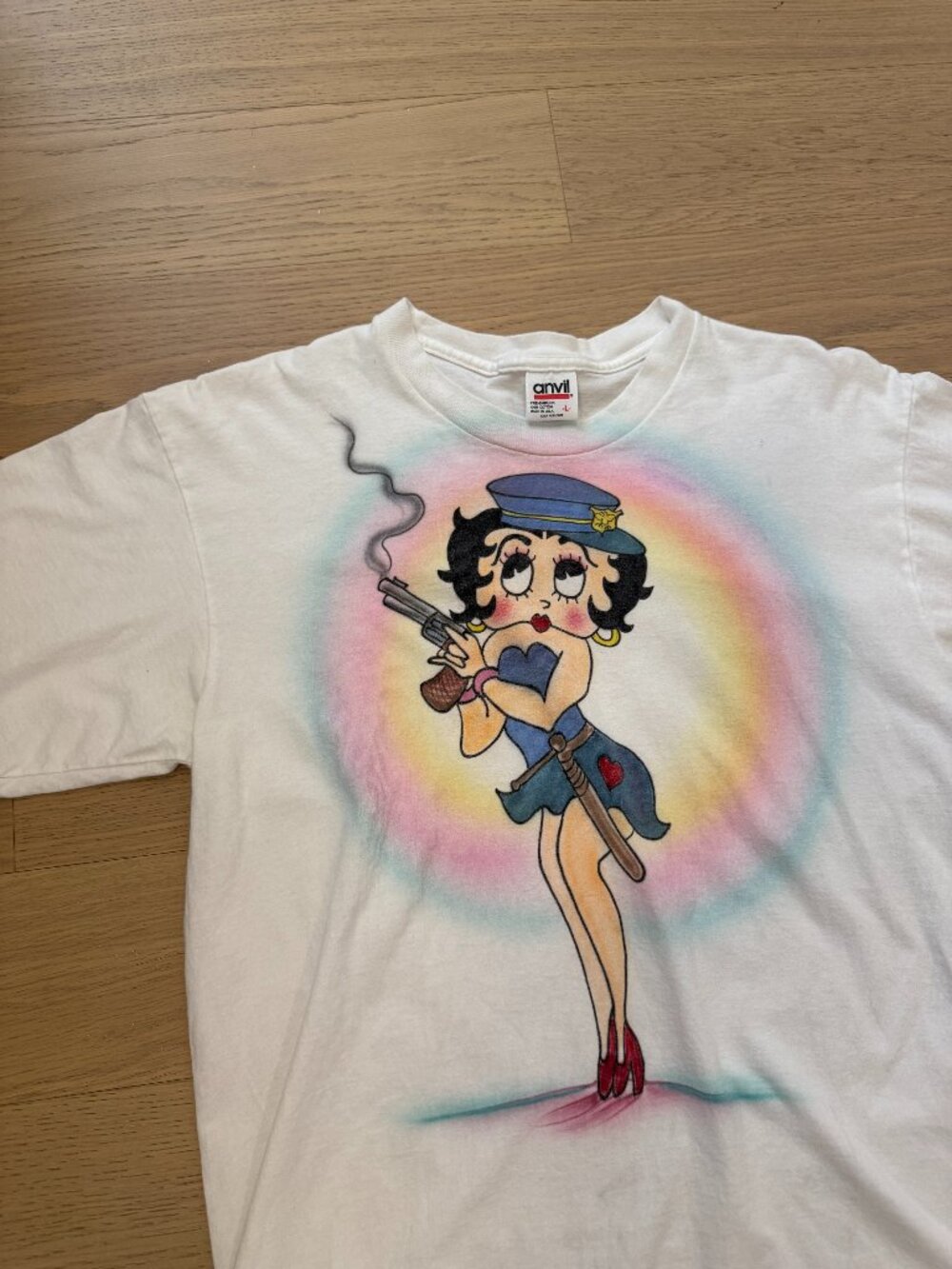 1990S BETTY BOOP AIRBRUSH T-SHIRT